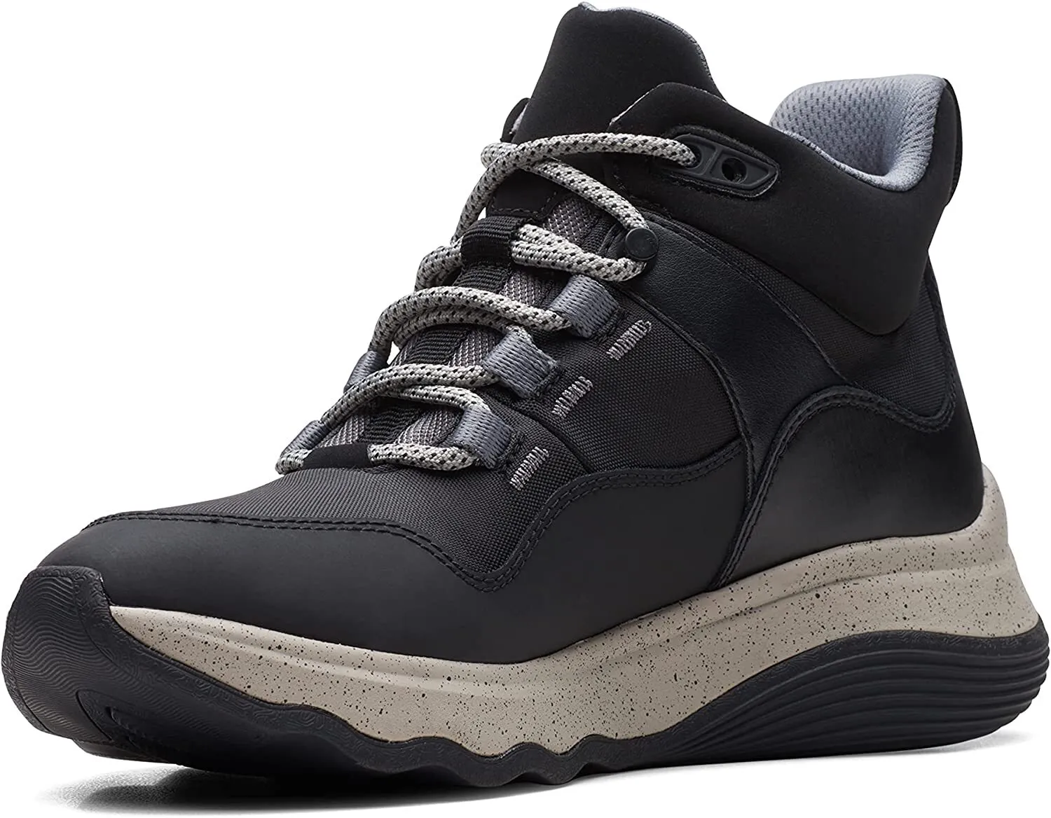 

Женские высокие кроссовки Clarks, черные, Черный