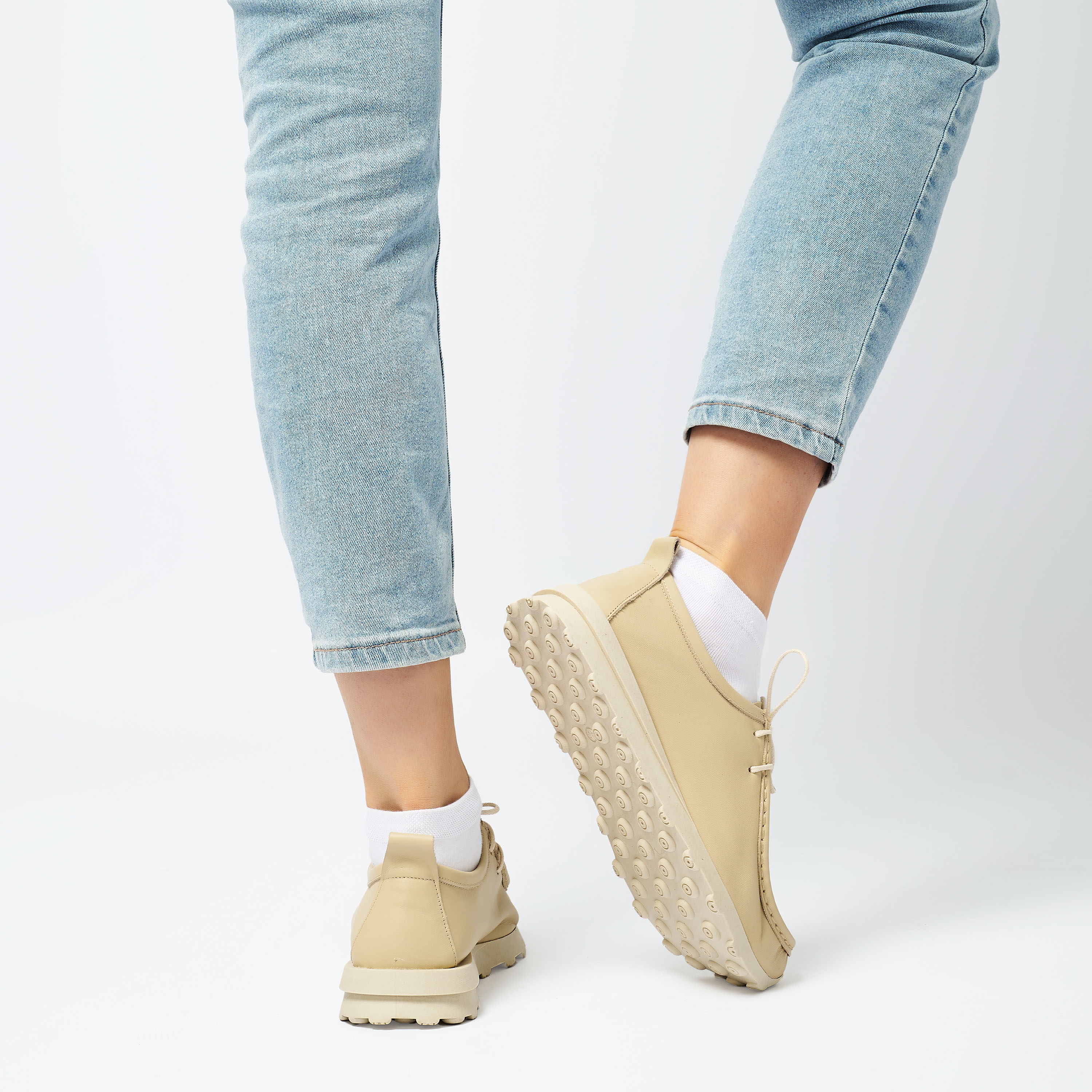 

Женские полуботинки Clarks, бежевые, Бежевый