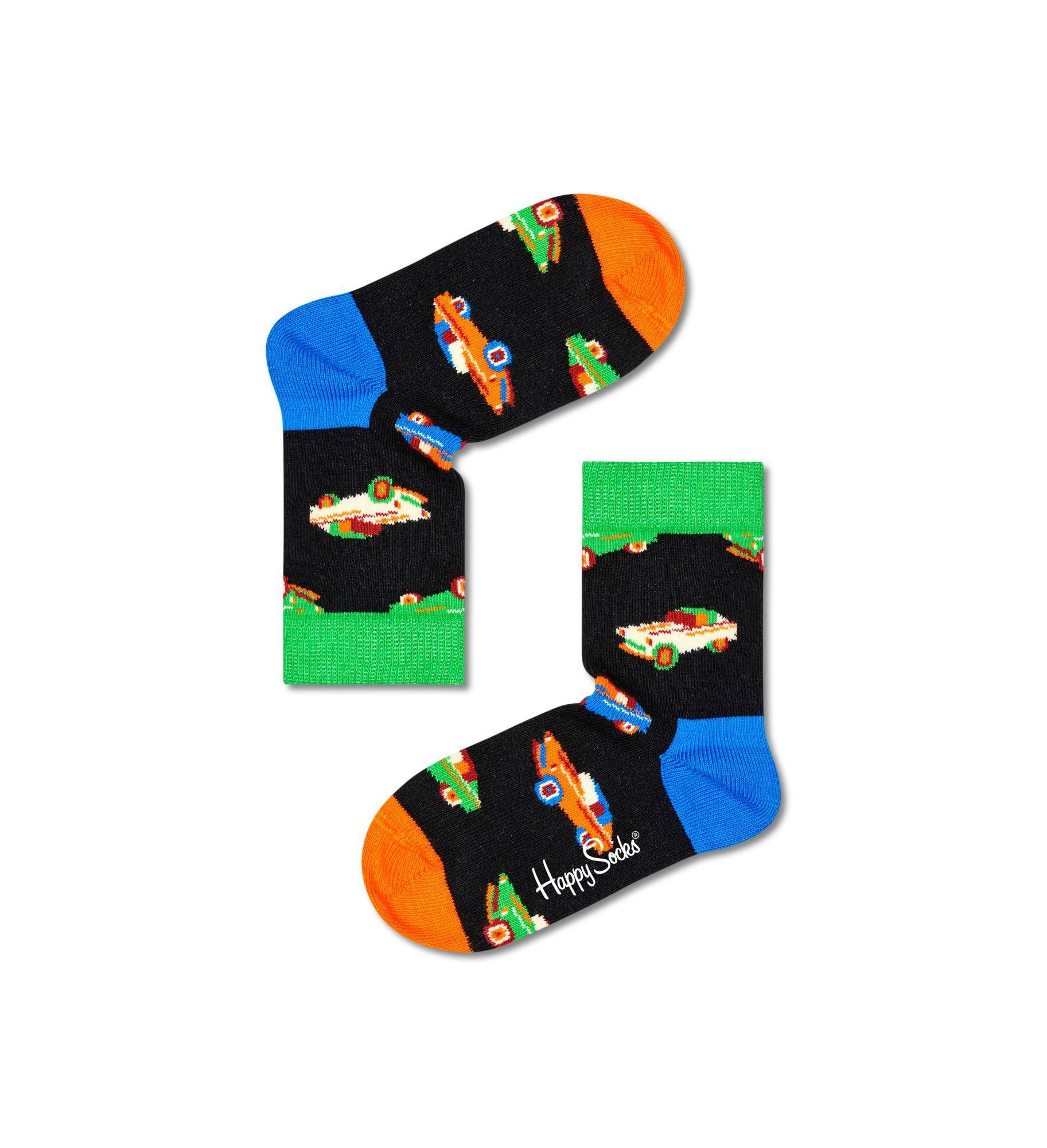 Носки Happy socks Kids Car Sock KCAR01 9300, размер 20 - фото 1