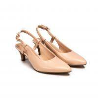 Женские туфли с закрытым мыском/открытой пяткой Clarks(Linvale Loop 26140025), розовые, арт: 26140025