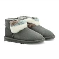 Женские полусапоги из овчины (угги) EMU Australia, серые, арт: W12307