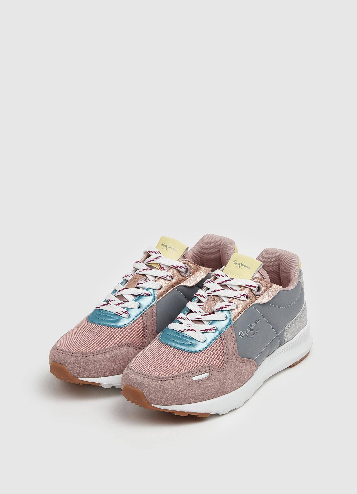 

Детские кроссовки Pepe Jeans London (YORK HALF GIRL s_PGS30552), розовые, Розовый