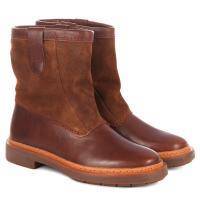 Женские полусапоги Clarks, коричневые, арт: 26135311