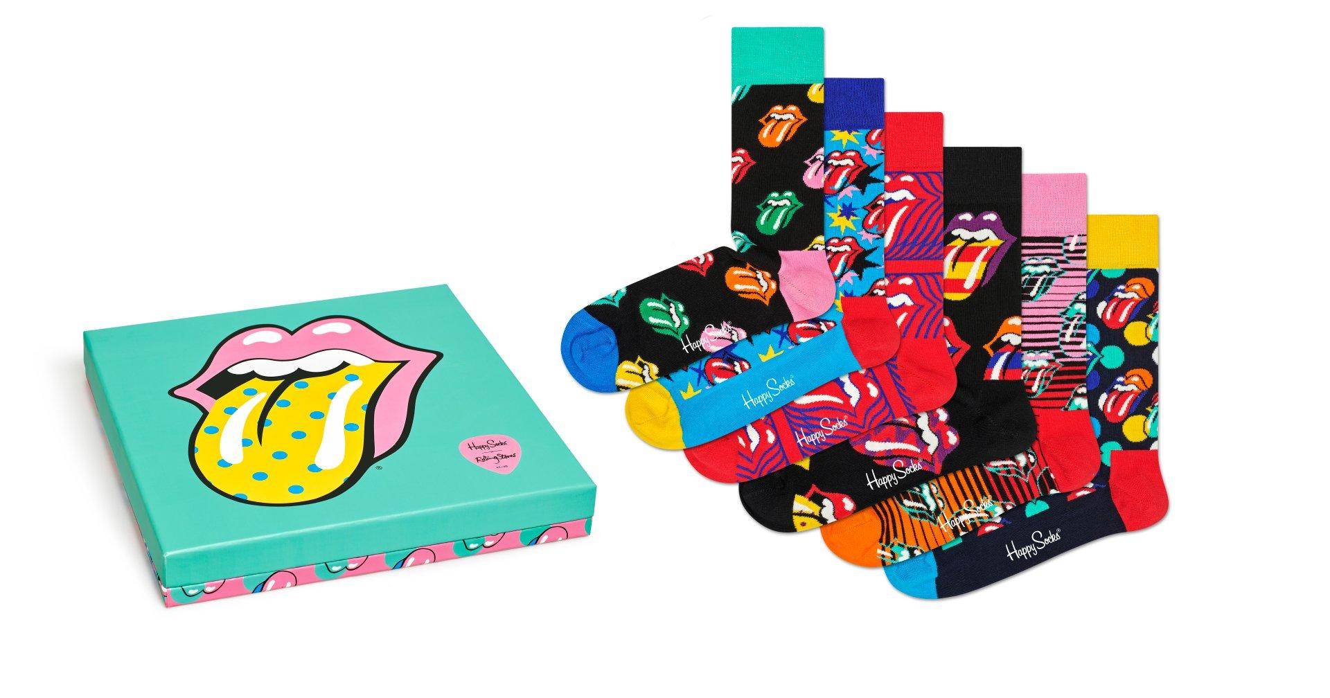Носки Happy socks Rolling Stones Sock Box Set XRLS10 0100