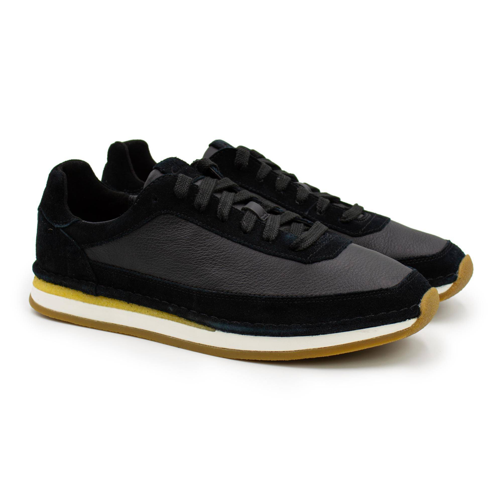

Мужские кроссовки Clarks (CraftRun Lace 26161245), черные, Черный