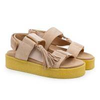Женские сандалии Clarks, бежевые, арт: 26164517