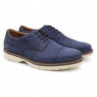 Мужские дерби брогированные Clarks, синие, арт: 26157908