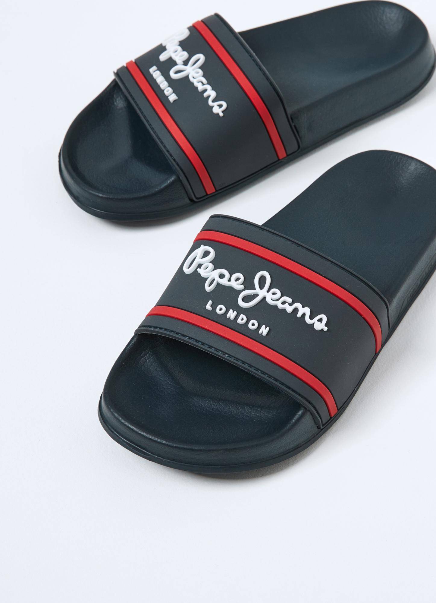 

Детские сланцы Pepe Jeans London (SLIDER LOGO BOYS SS22 s_PBS70047), синие, Синий