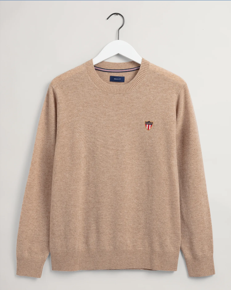 

Мужской джемпер Gant, коричневый, Бежевый