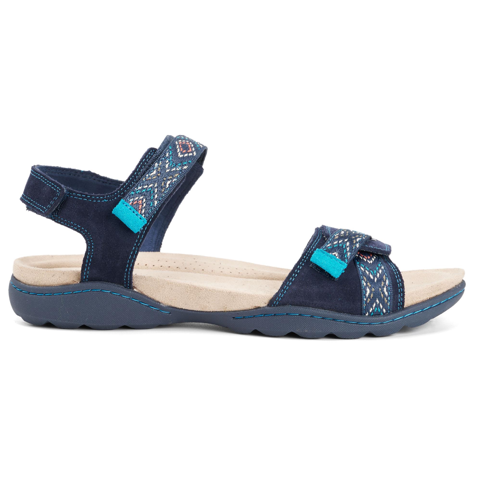 

Женские сандалии Clarks, синие, Синий