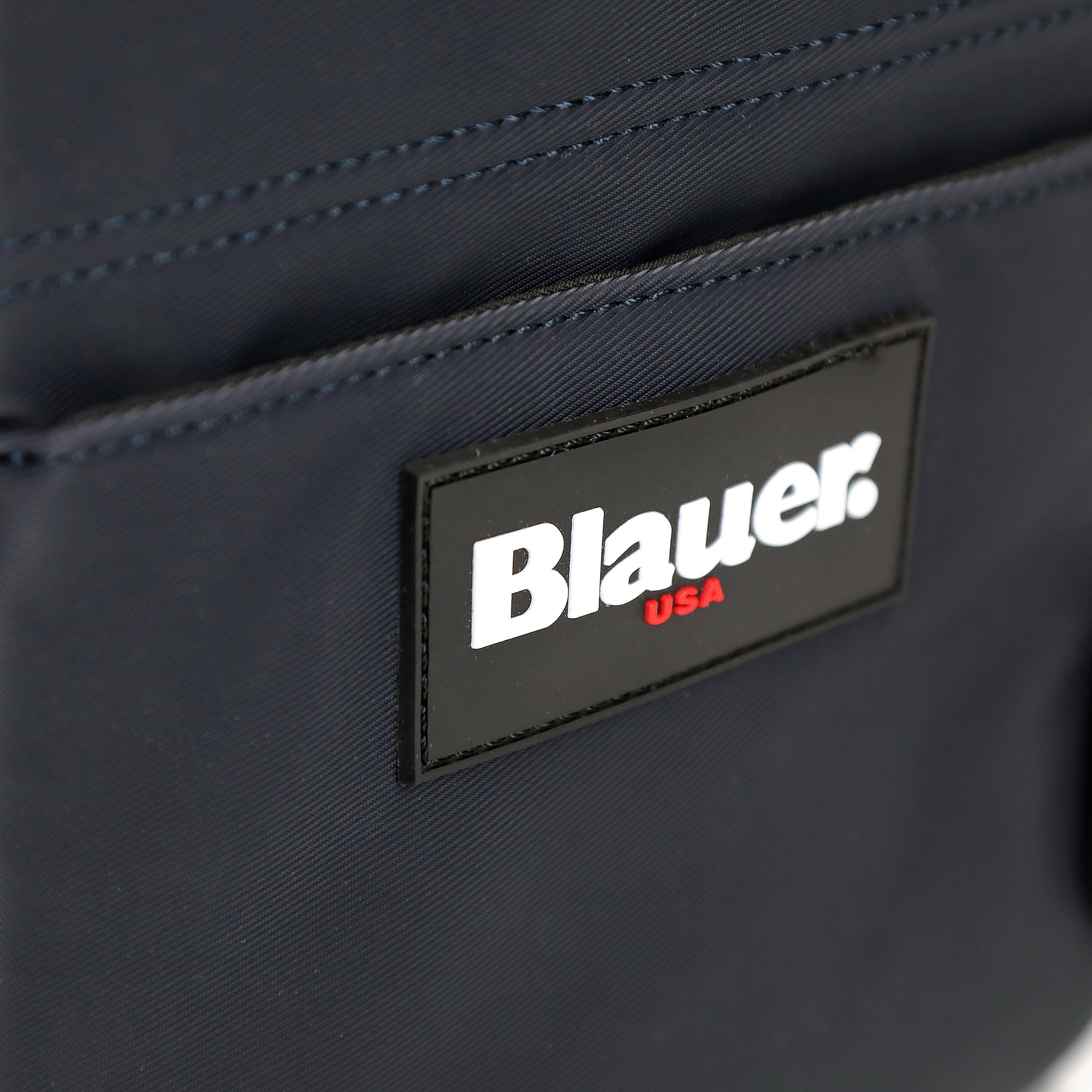 Мужская сумка Blauer, синяя, цвет синий, размер ONE SIZE - фото 5