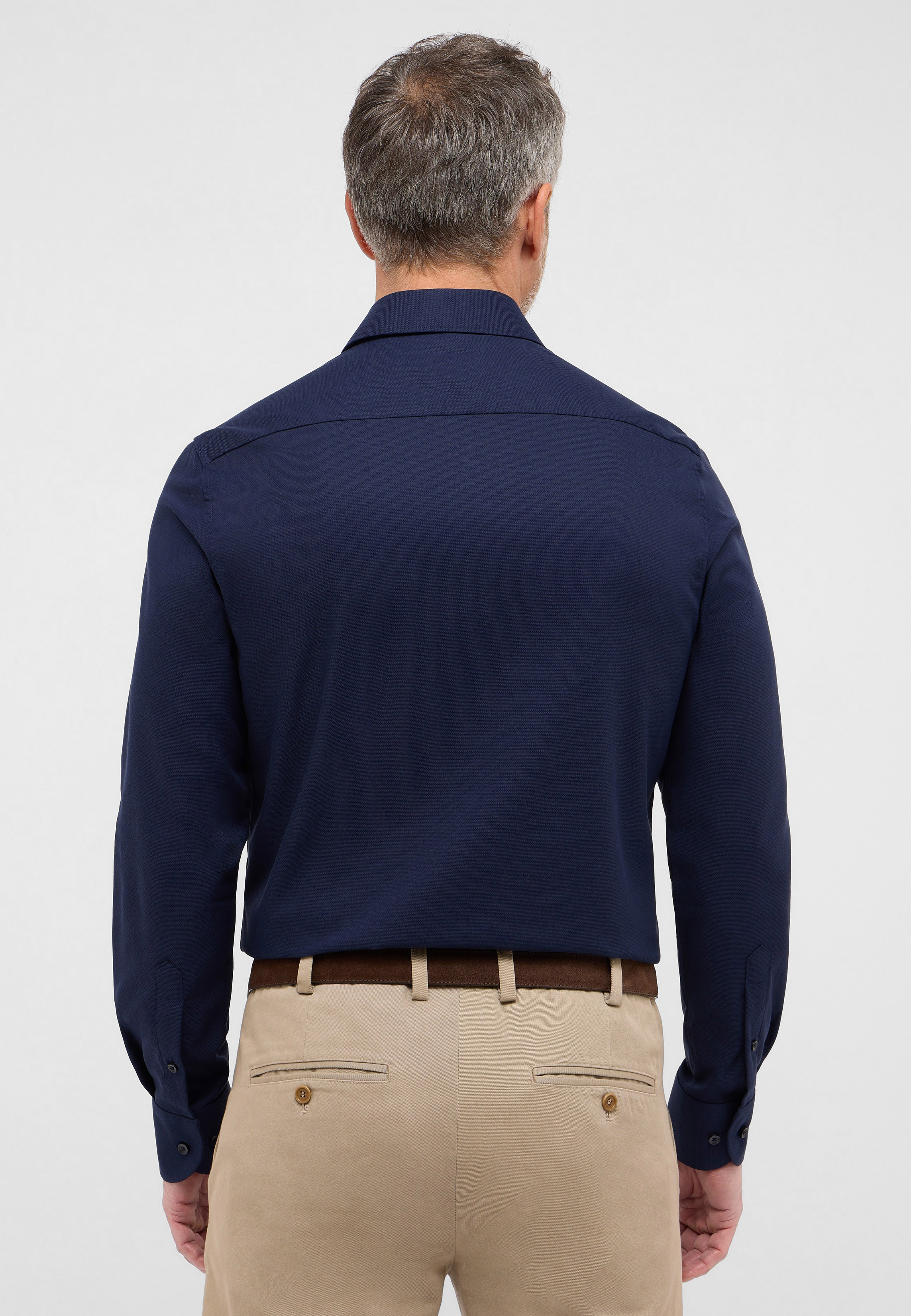 

Мужская рубашка ETERNA, синяя, Синий