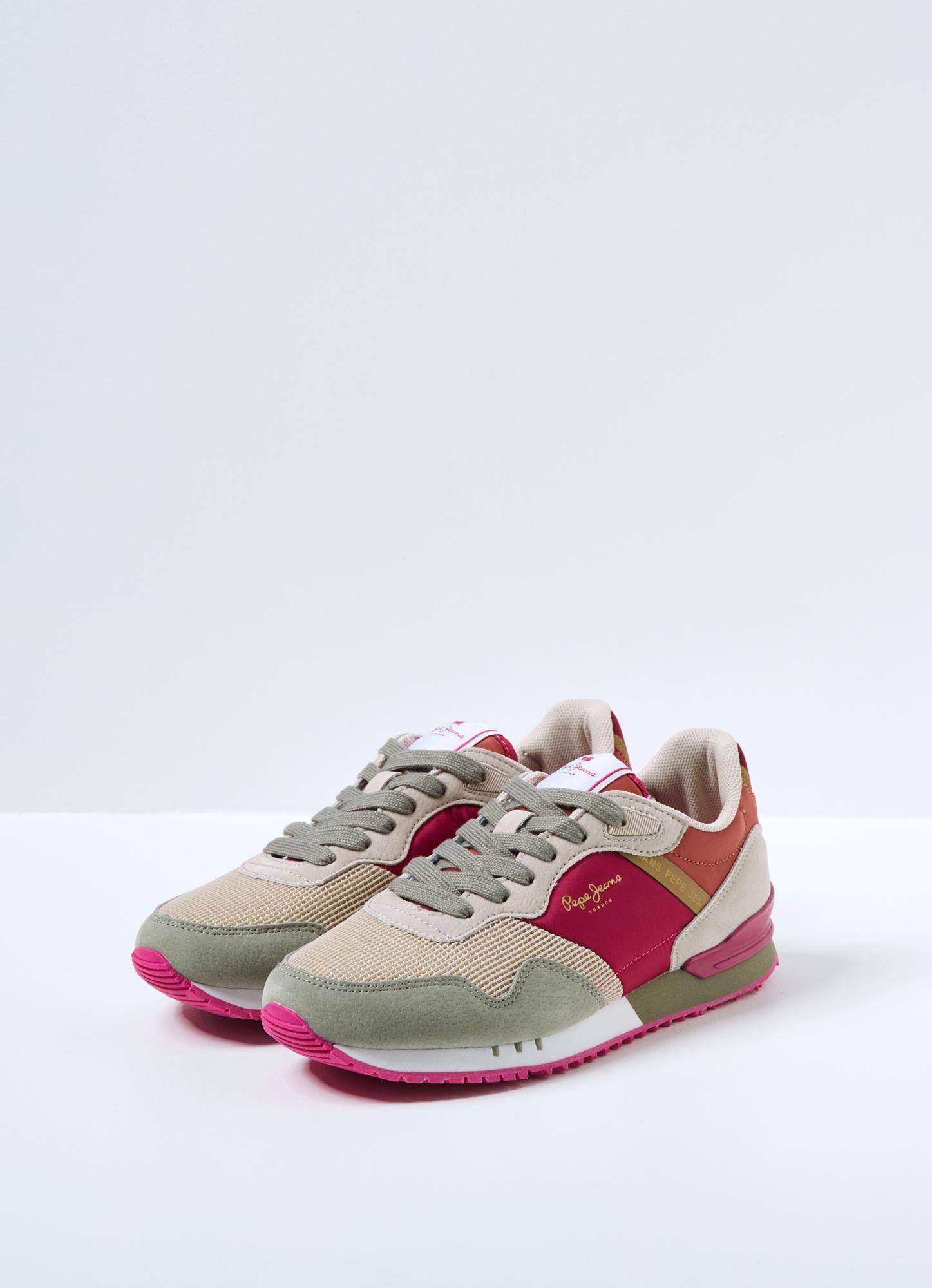 

Женские кроссовки Pepe Jeans London (LONDON W 22 s_PLS31313), розовые, Розовый