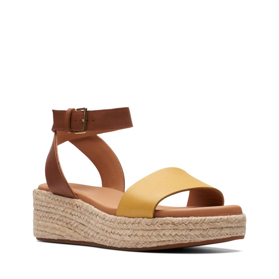 

Женские сандалии Clarks, коричневые, Коричневый