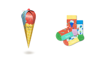 2-Pack Ice Cream Socks Gift Set XKICE02 - 2-Pack Ice Cream Socks Gift Set XKICE02