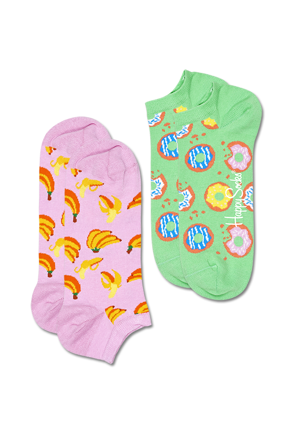 Носки Happy socks 2-Pack Snack Low Sock SNA02 3000