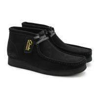 Мужские ботинки Clarks (Wallabee Boot2 26158302), черные, арт: 26158302