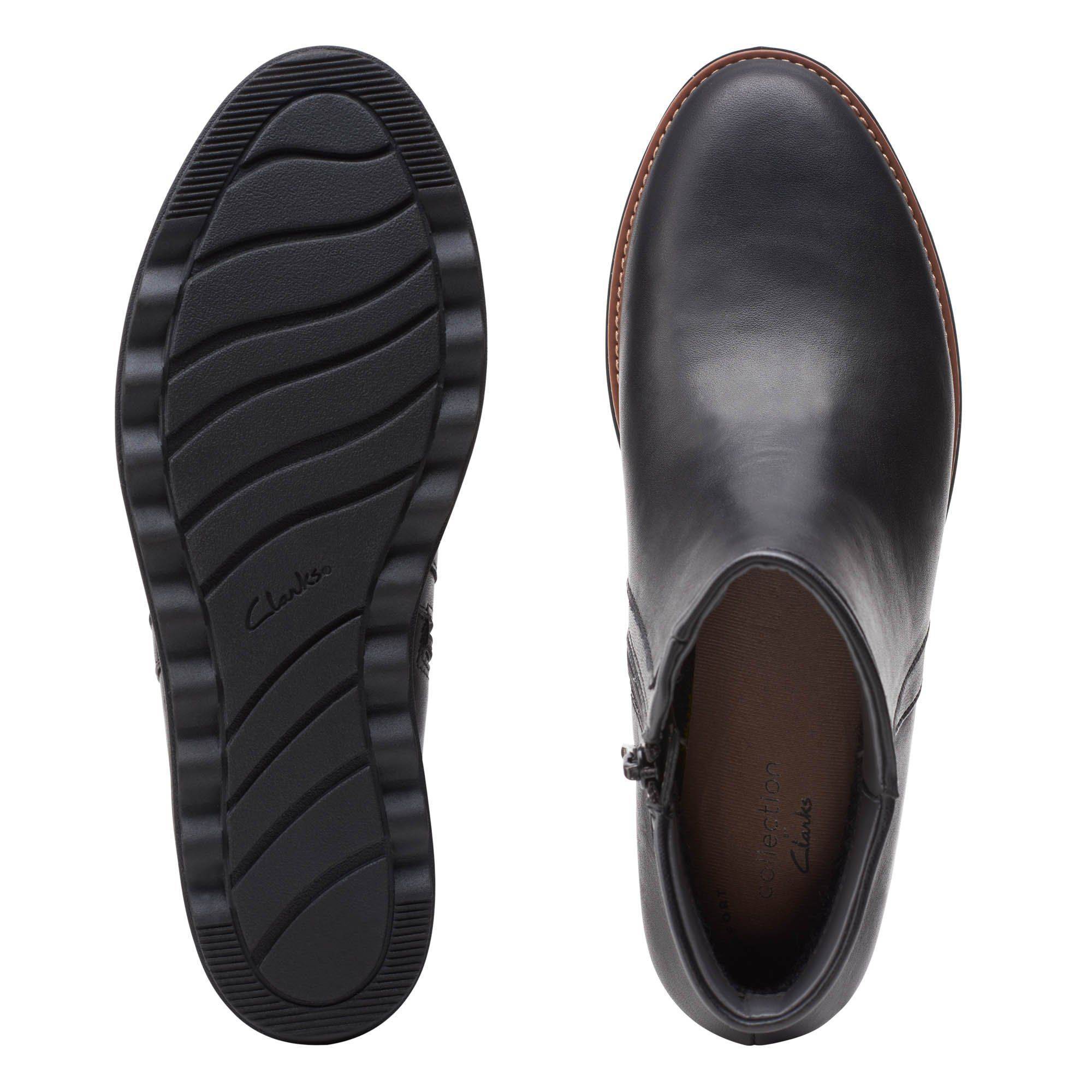 

Женские сапоги Clarks, черные, Черный