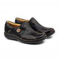 Женские полуботинки Clarks(Un Loop 20312837), черные, арт: 20312837