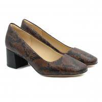 Женские туфли-лодочки Clarks, коричневые, арт: 26151387