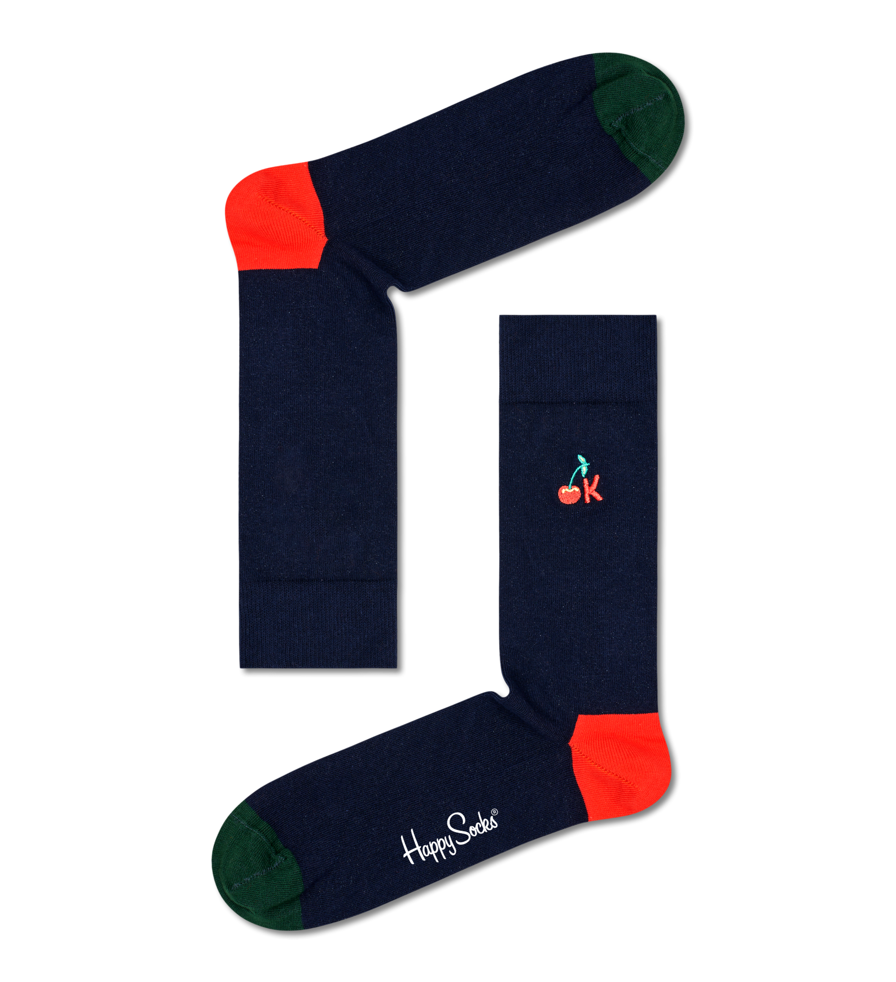 Носки Happy socks Embroidery Its Ok Sock BEIO01 6500, размер 25 - фото 1