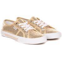 Женские кеды Pepe Jeans London, золотые, арт: PLS30643