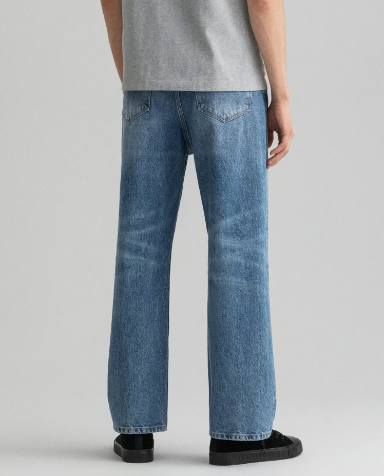 Мужские джинсы Gant, синие, цвет синий, размер 35 - фото 3