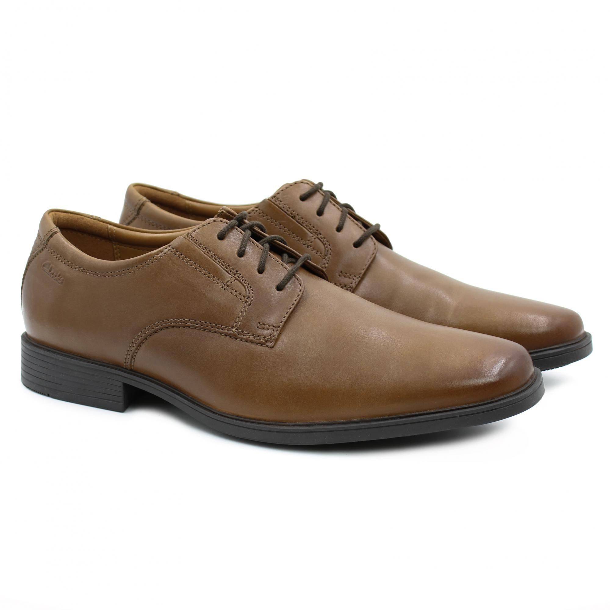 Купить Мужские дерби Clarks, цвет коричневый, Модель: Tilden Plain, арт:  26130097, цена от 9890 руб. в наличии в Официальном интернет-магазине обуви  и аксессуаров - SOHO