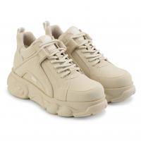 Женские кроссовки Buffalo shoes(CLD CORIN 1630231), бежевые, арт: 1630231
