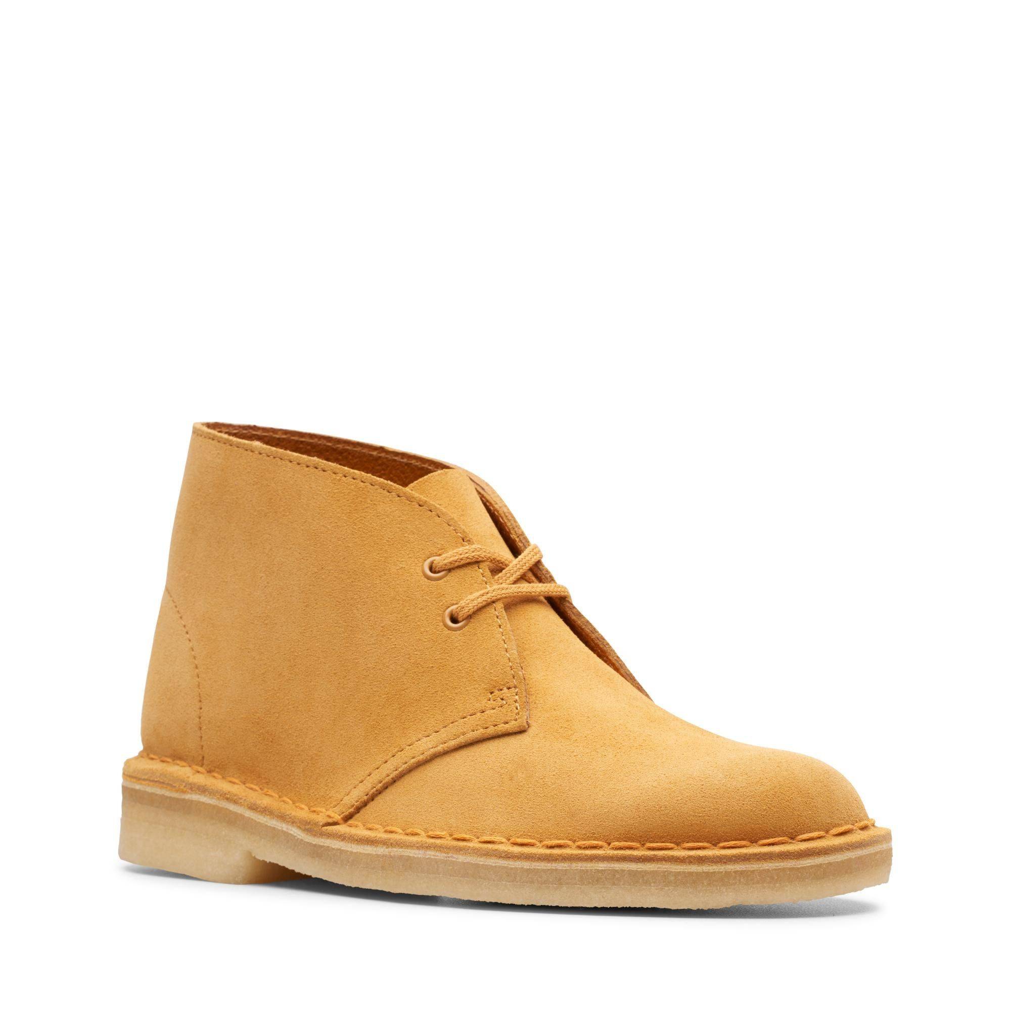 Clarks desert 2024 boots yellow