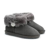 Женские полусапоги из овчины (угги) EMU Australia, серые, арт: W12315