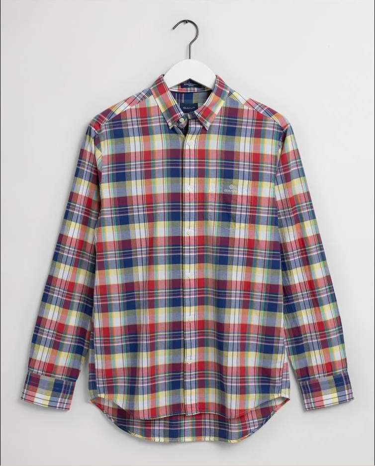 

Мужская рубашка Gant, красная, Красный
