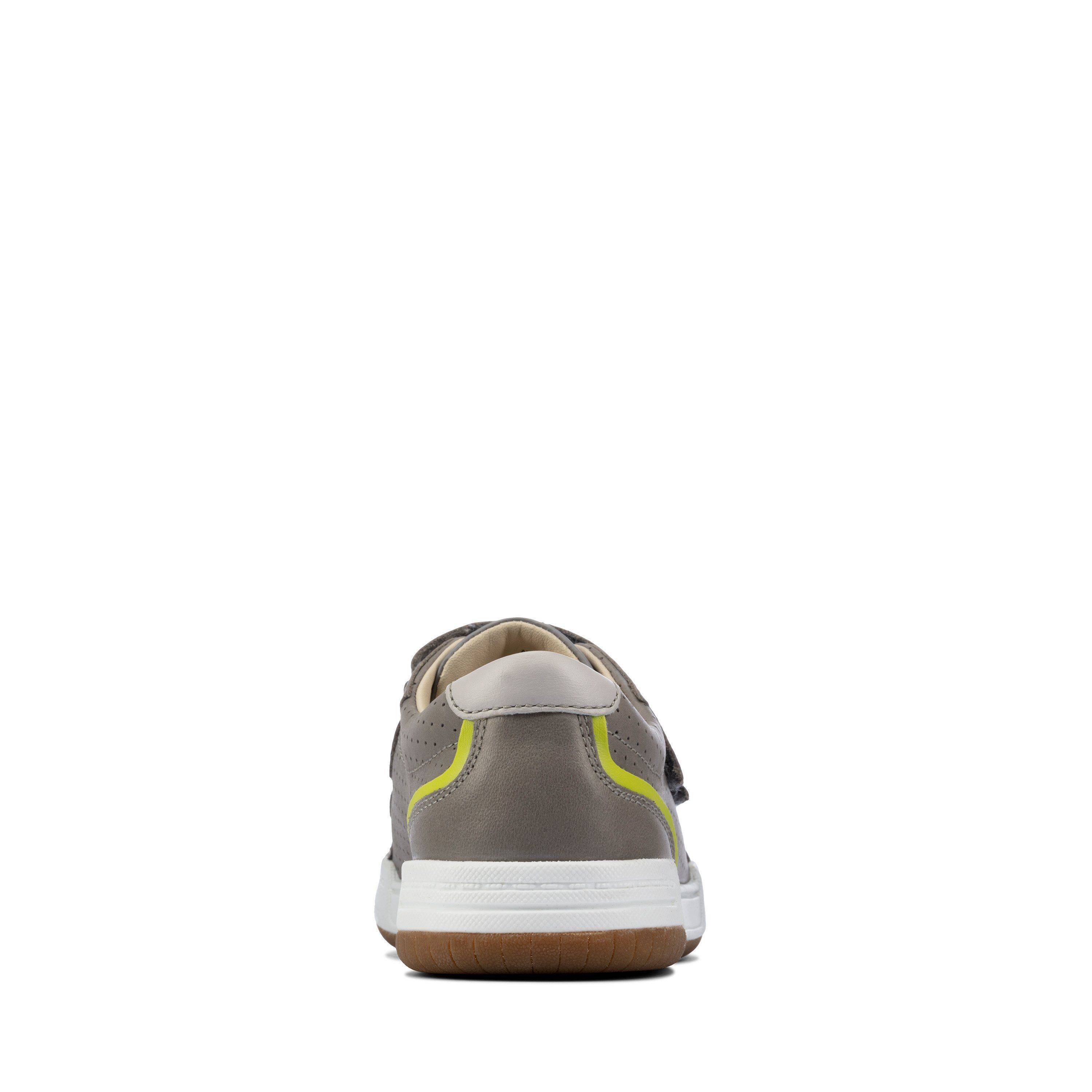 Детские кроссовки Clarks (Fawn Solo K 26162499), серые, цвет серый, размер 31 - фото 6