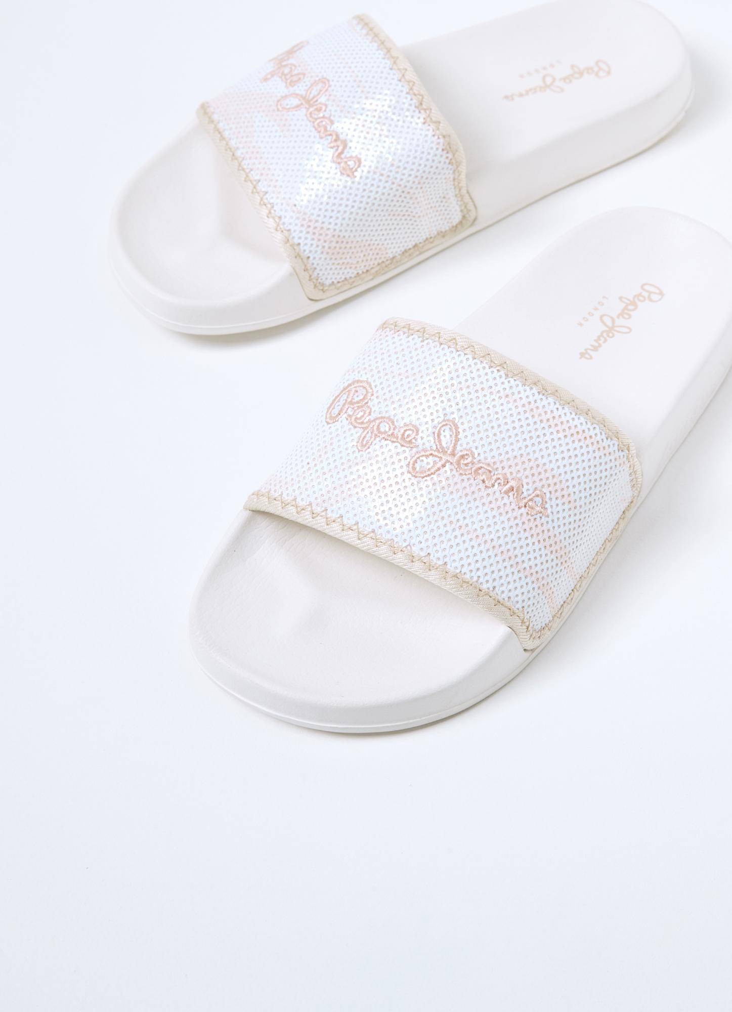 

Женские сланцы Pepe Jeans London (SLIDER ZEBRA PLS70106), бежевые, Бежевый