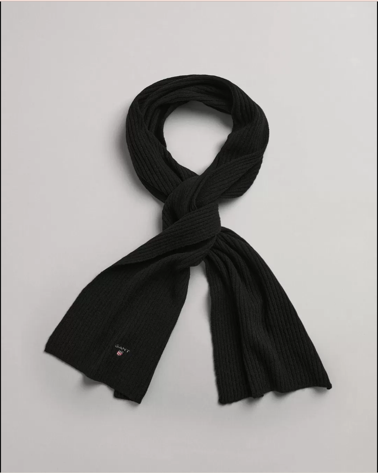 

Мужской шарф Gant, черный