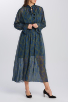 FALL FLOWER CRINKLE DRESS 4503103 - FALL FLOWER CRINKLE DRESS 4503103