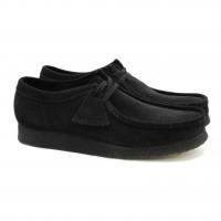 Мужские полуботинки Clarks(Wallabee 26133279), черные, арт: 26133279