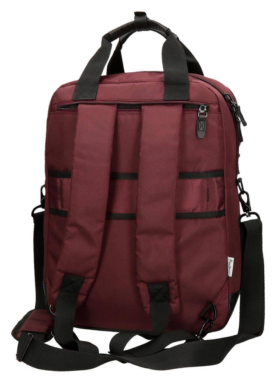 Купить рюкзак для мужчин Pepe Jeans Bags, цвет бордовый, Модель