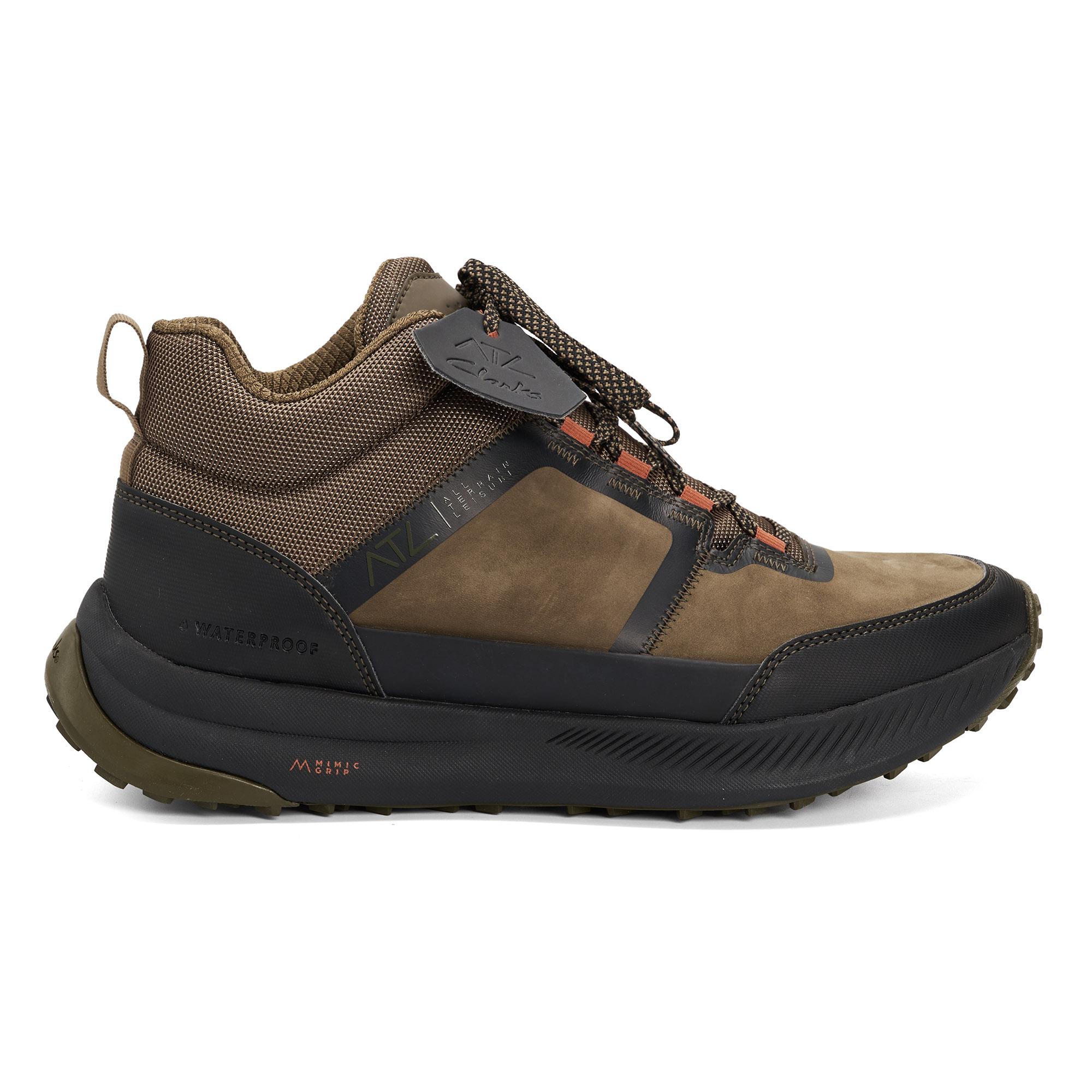 

Мужские ботинки Clarks, оливковые, Оливковый