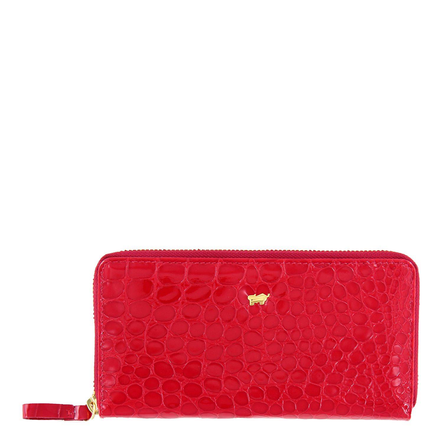 Кошелек Braun Buffel GLANZKROKO Ladies Zip-Around Wallet 10CS 40434, цвет красный, размер ONE SIZE - фото 1