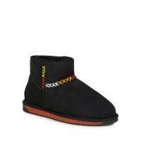 Женские полусапоги из овчины (угги) EMU Australia(Stinger Micro Stitch W12305), черные, арт: W12305