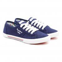 Женские кеды Pepe Jeans London, синие, арт: PLS31193