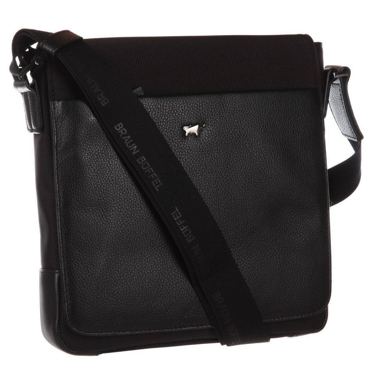Сумка репортер Braun Buffel MURANO Shoulder Bag flap 14365, цвет черный, размер ONE SIZE - фото 1