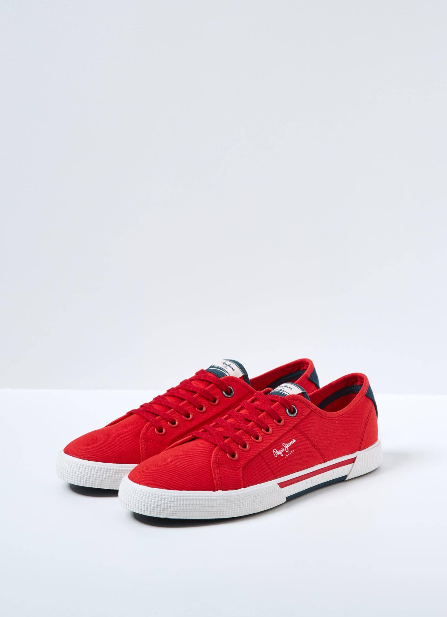 

Мужские кеды Pepe Jeans London (BRADY MEN BASIC s_PMS30816), крассные, Красный