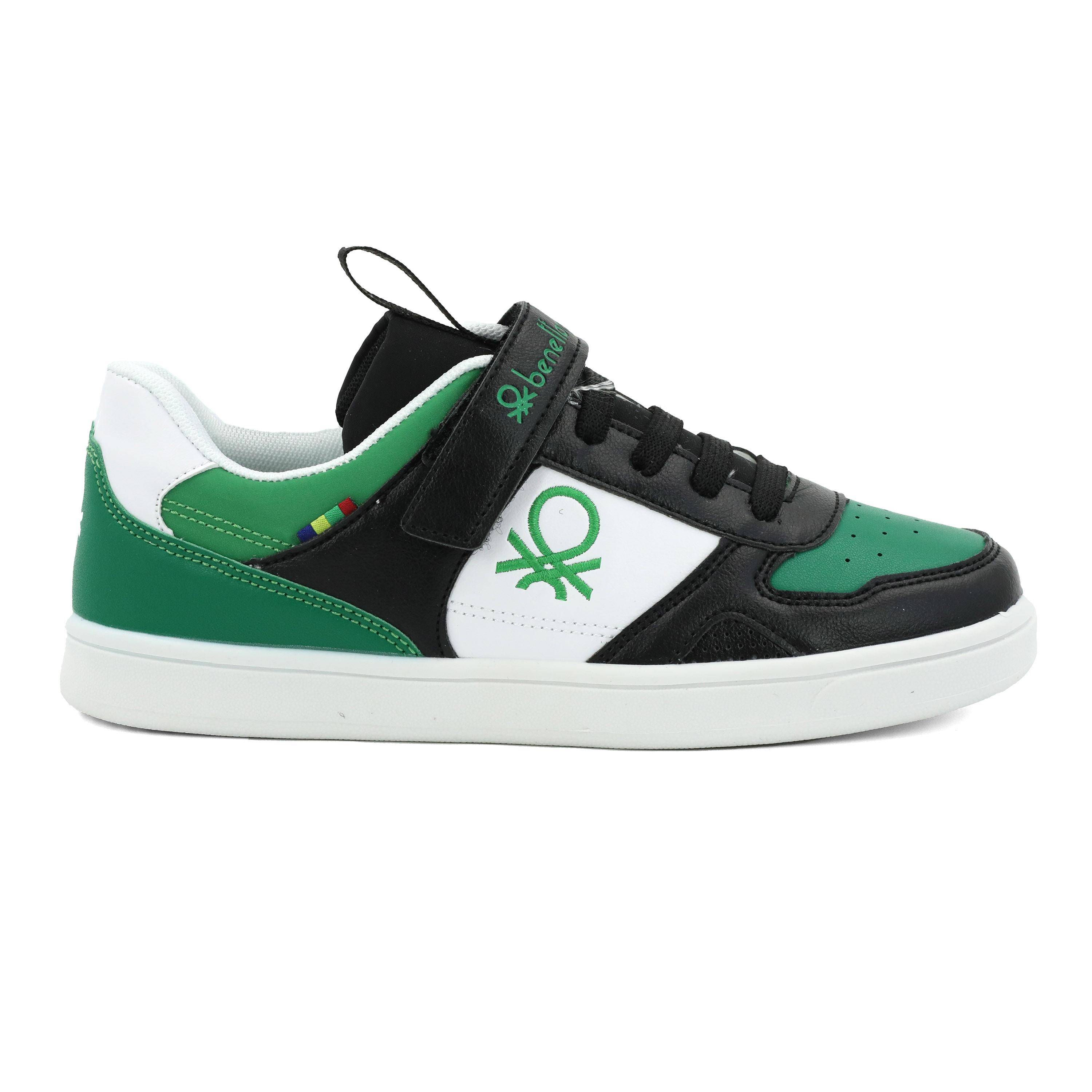 Детские кроссовки United Colors of Benetton, зеленые, цвет зеленый, размер 33 - фото 2