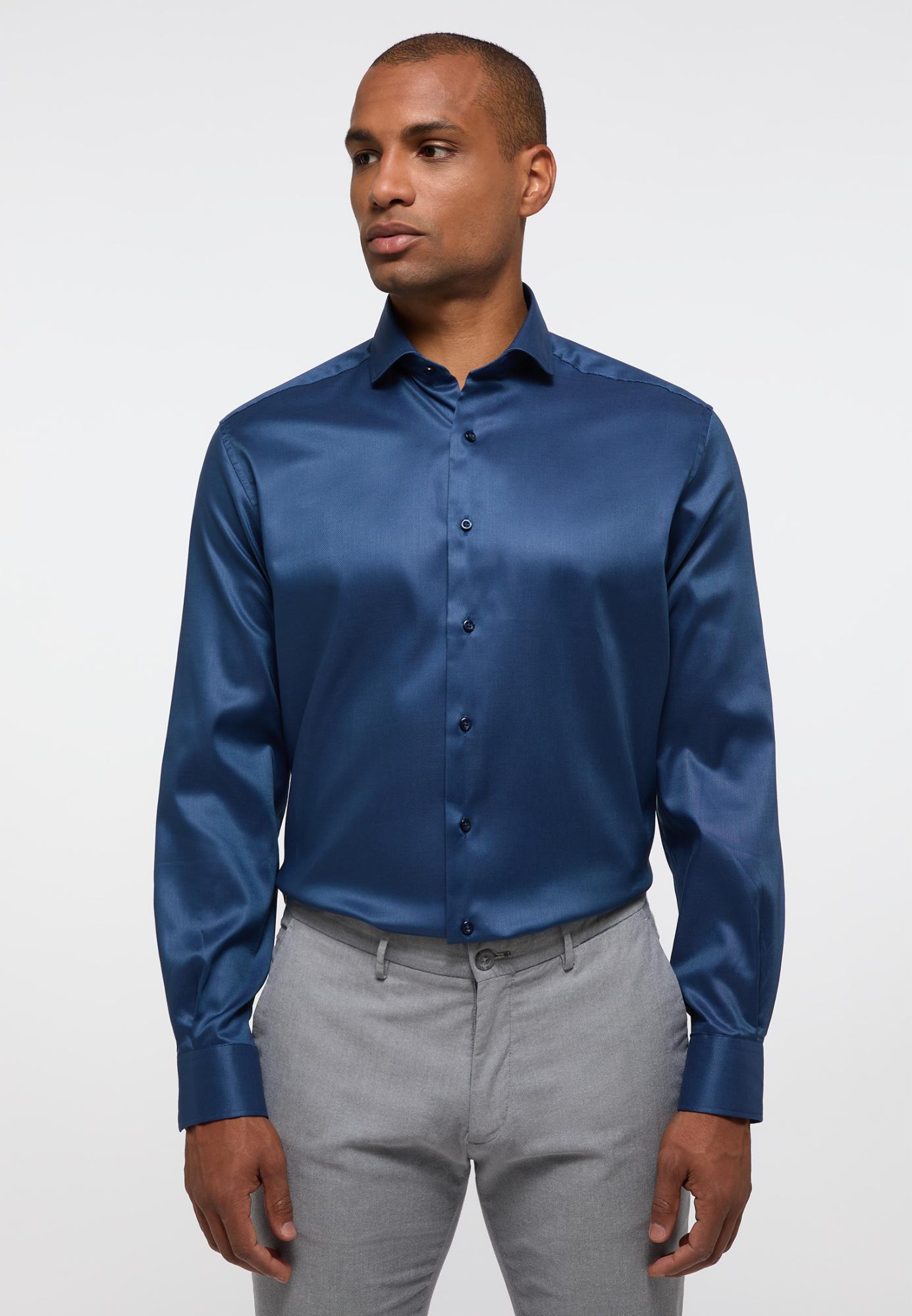Мужская рубашка ETERNA, синяя