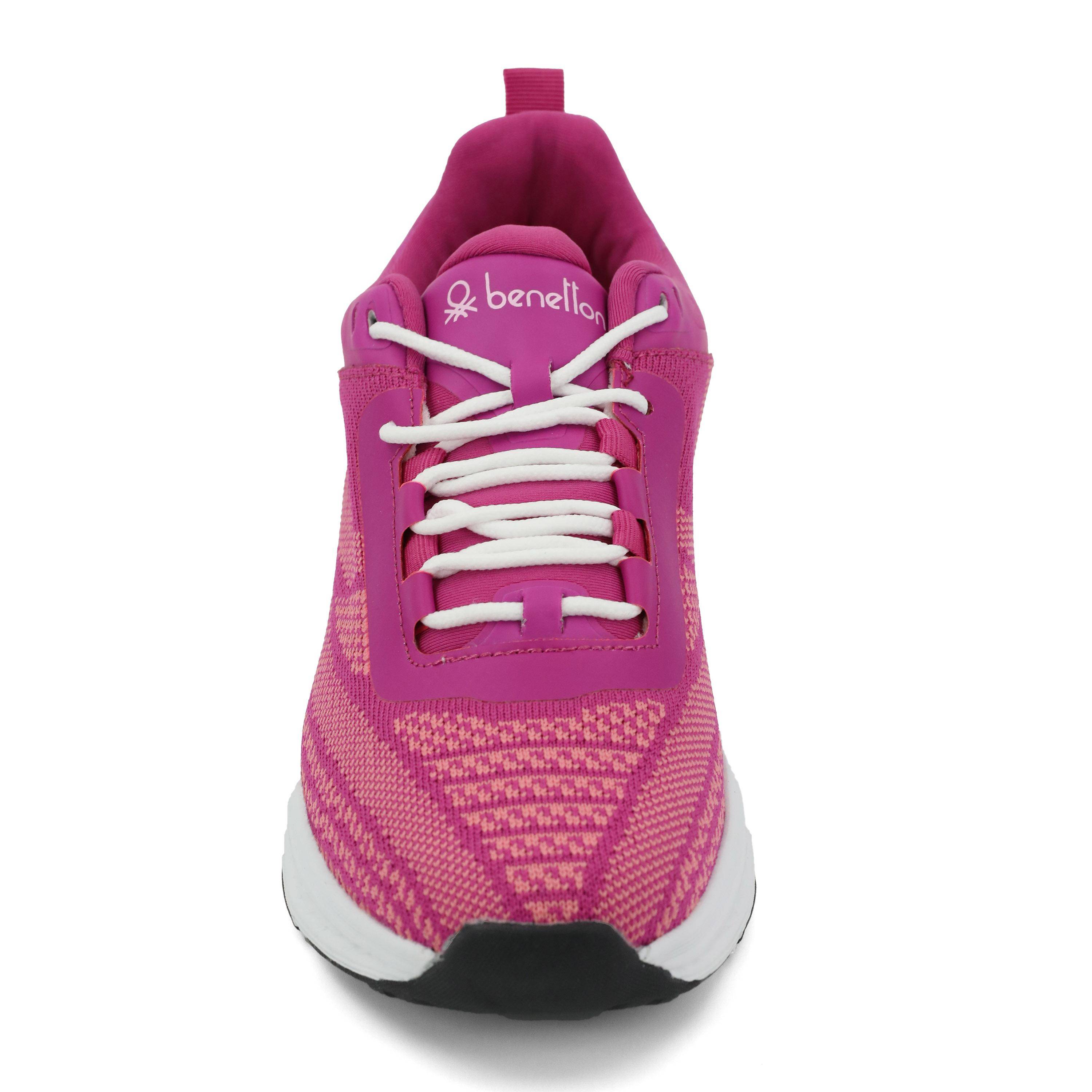 Женские кроссовки United Colors of Benetton, розовые, цвет розовый, размер 35 - фото 4