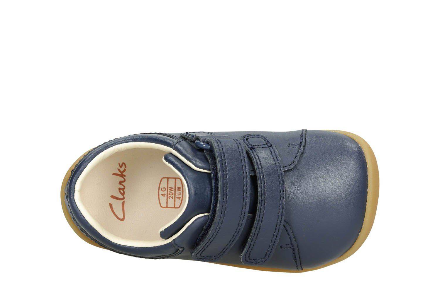 Детские кроссовки Clarks(Roamer Craft T 26142286), синие, цвет синий, размер 20 - фото 6