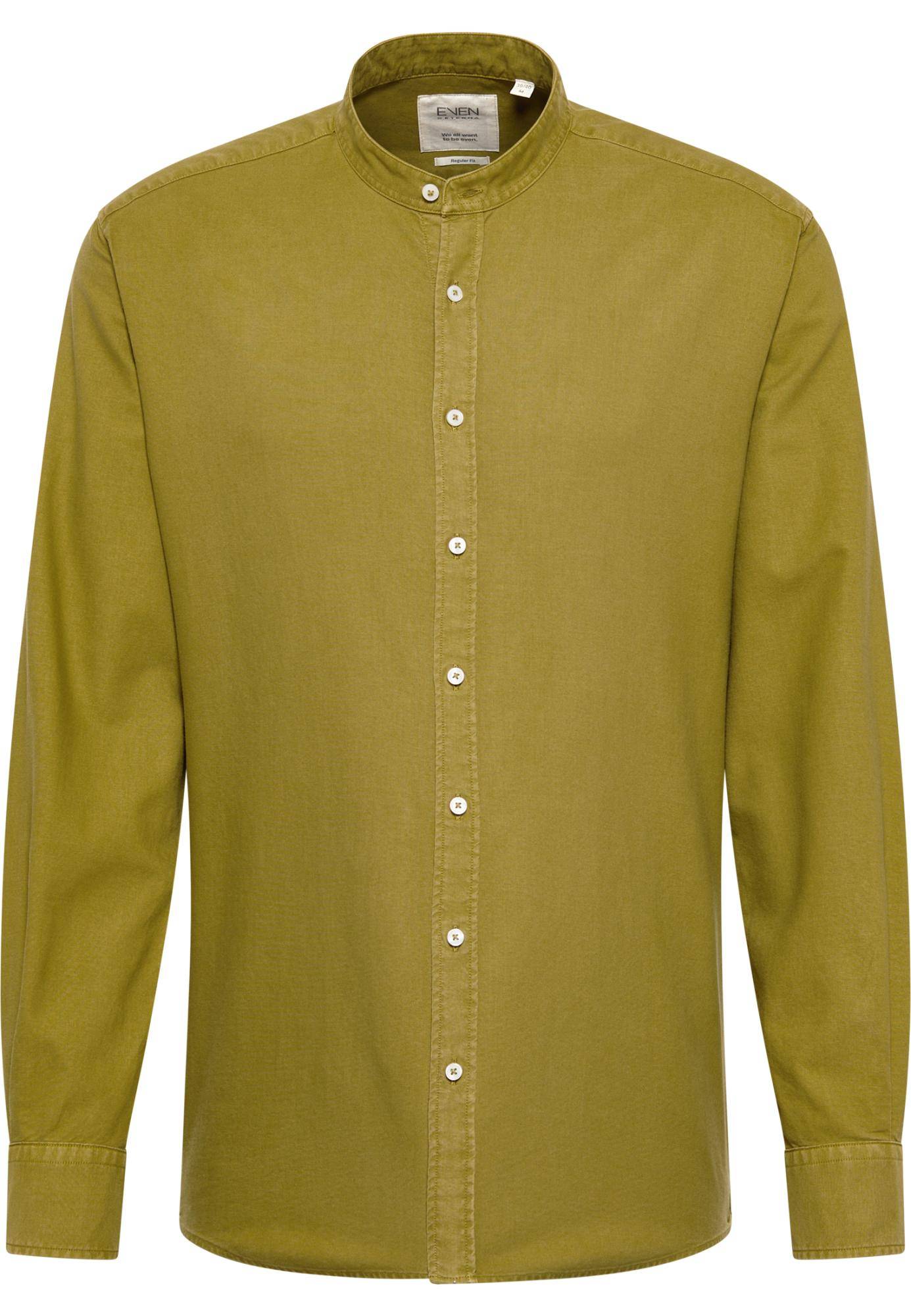 Мужская рубашка , зеленая ETERNA. Цвет: зеленый