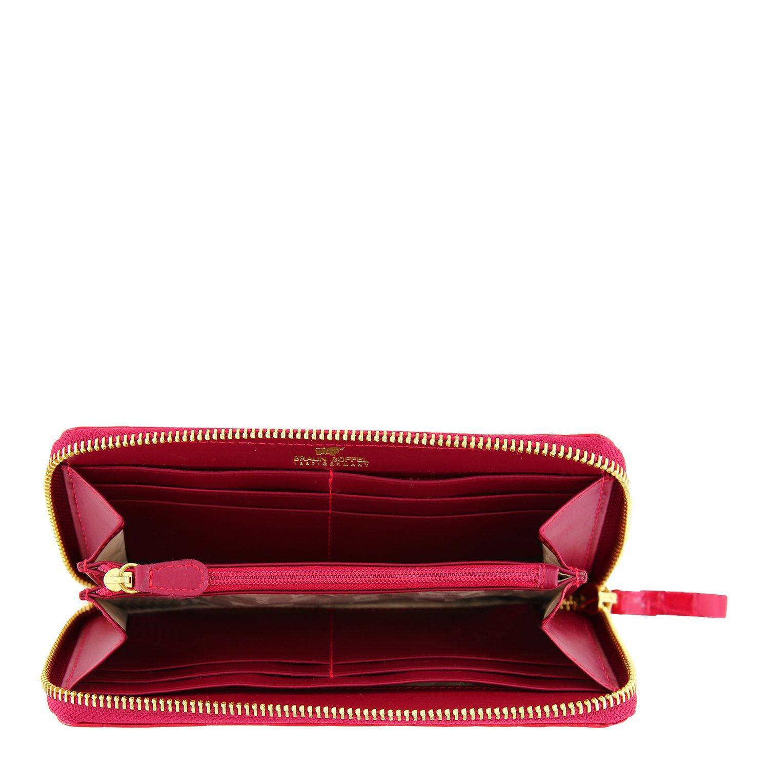Кошелек Braun Buffel GLANZKROKO Ladies Zip-Around Wallet 10CS 40434, цвет красный, размер ONE SIZE - фото 2